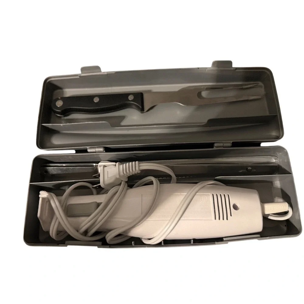 Hamilton Beach Electric Knife Carving Set with‎ Storage Case and Fork